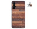 Funda Gel Tpu para Huawei Nova 5T / Honor 20 diseño Madera 03 Dibujos
