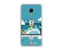 Funda Gel Tpu para Meizu M5 Note Diseño Cohete Dibujos