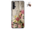 Funda Gel Tpu para Huawei Nova 5T / Honor 20 diseño Madera 08 Dibujos
