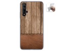 Funda Gel Tpu para Huawei Nova 5T / Honor 20 diseño Madera 09 Dibujos