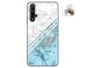 Funda Gel Tpu para Huawei Nova 5T / Honor 20 diseño Mármol 02 Dibujos