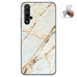 Funda Gel Tpu para Huawei Nova 5T / Honor 20 diseño Mármol 13 Dibujos