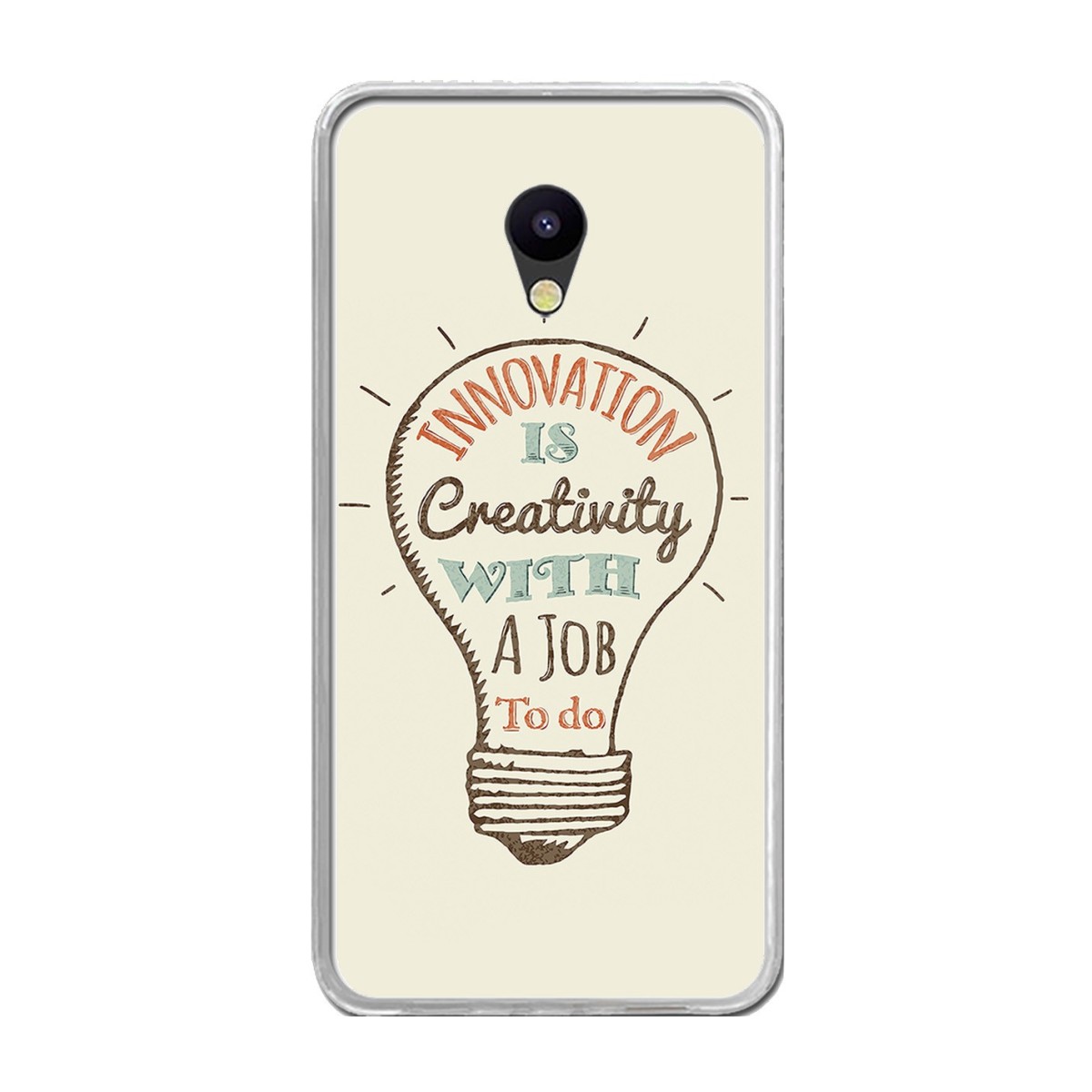 Funda Gel Tpu para Meizu M5 Note Diseño Creativity Dibujos