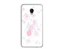 Funda Gel Tpu para Meizu M5 Note Diseño Flores-Minimal Dibujos