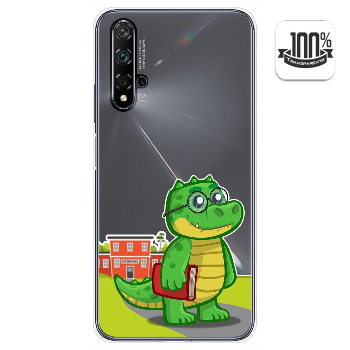 Funda Gel Transparente para Huawei Nova 5T / Honor 20 diseño Coco Dibujos