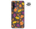 Funda Gel Transparente para Huawei Nova 5T / Honor 20 diseño Otoño Dibujos