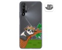 Funda Gel Transparente para Huawei Nova 5T / Honor 20 diseño Panda Dibujos