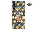 Funda Gel Transparente para Huawei Nova 5T / Honor 20 diseño Piña Dibujos