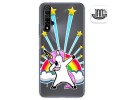 Funda Gel Transparente para Huawei Nova 5T / Honor 20 diseño Unicornio Dibujos