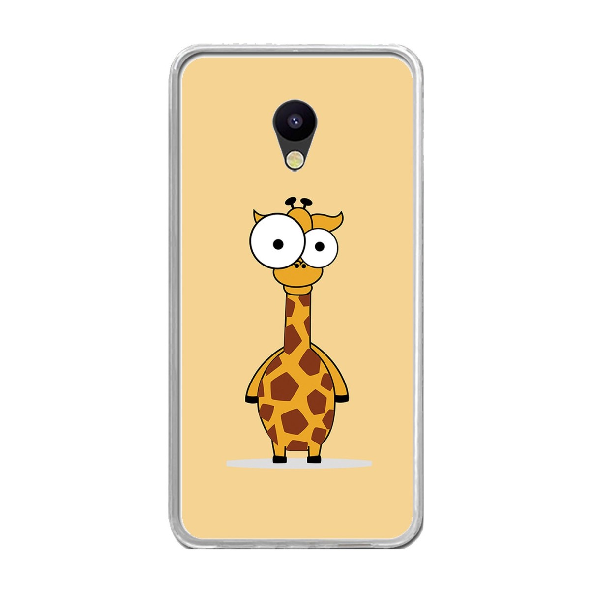 Funda Gel Tpu para Meizu M5 Note Diseño Jirafa Dibujos