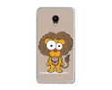 Funda Gel Tpu para Meizu M5 Note Diseño Leon Dibujos