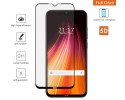 Protector Cristal Templado Completo 5D Full Glue Negro para Xiaomi Redmi Note 8 (2019/2021) Vidrio