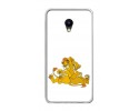 Funda Gel Tpu para Meizu M5 Note Diseño Leones Dibujos