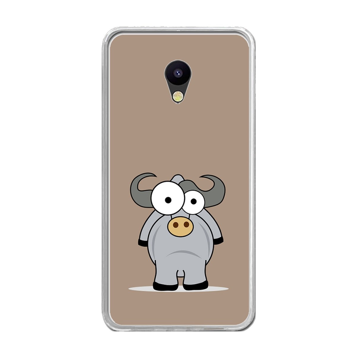 Funda Gel Tpu para Meizu M5 Note Diseño Toro Dibujos