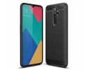 Funda Gel Tpu Tipo Carbon Negra para Oppo A5 2020
