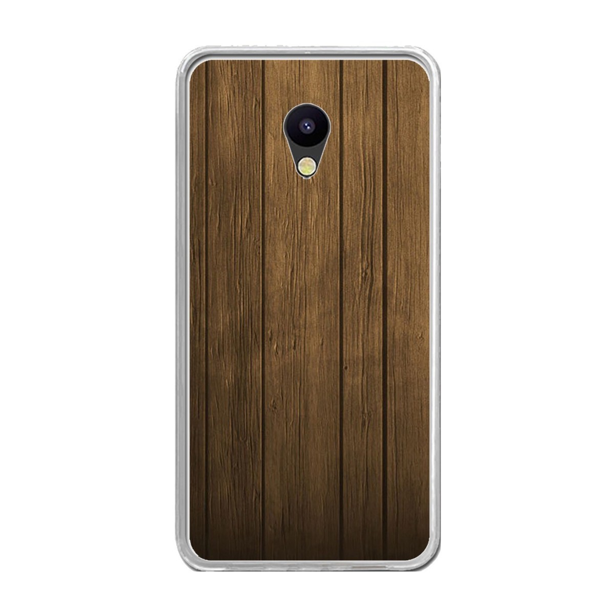 Funda Gel Tpu para Meizu M5 Note Diseño Madera Dibujos