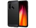 Funda Gel Tpu Tipo Carbon Negra para Xiaomi Redmi Note 8 (2019/2021)