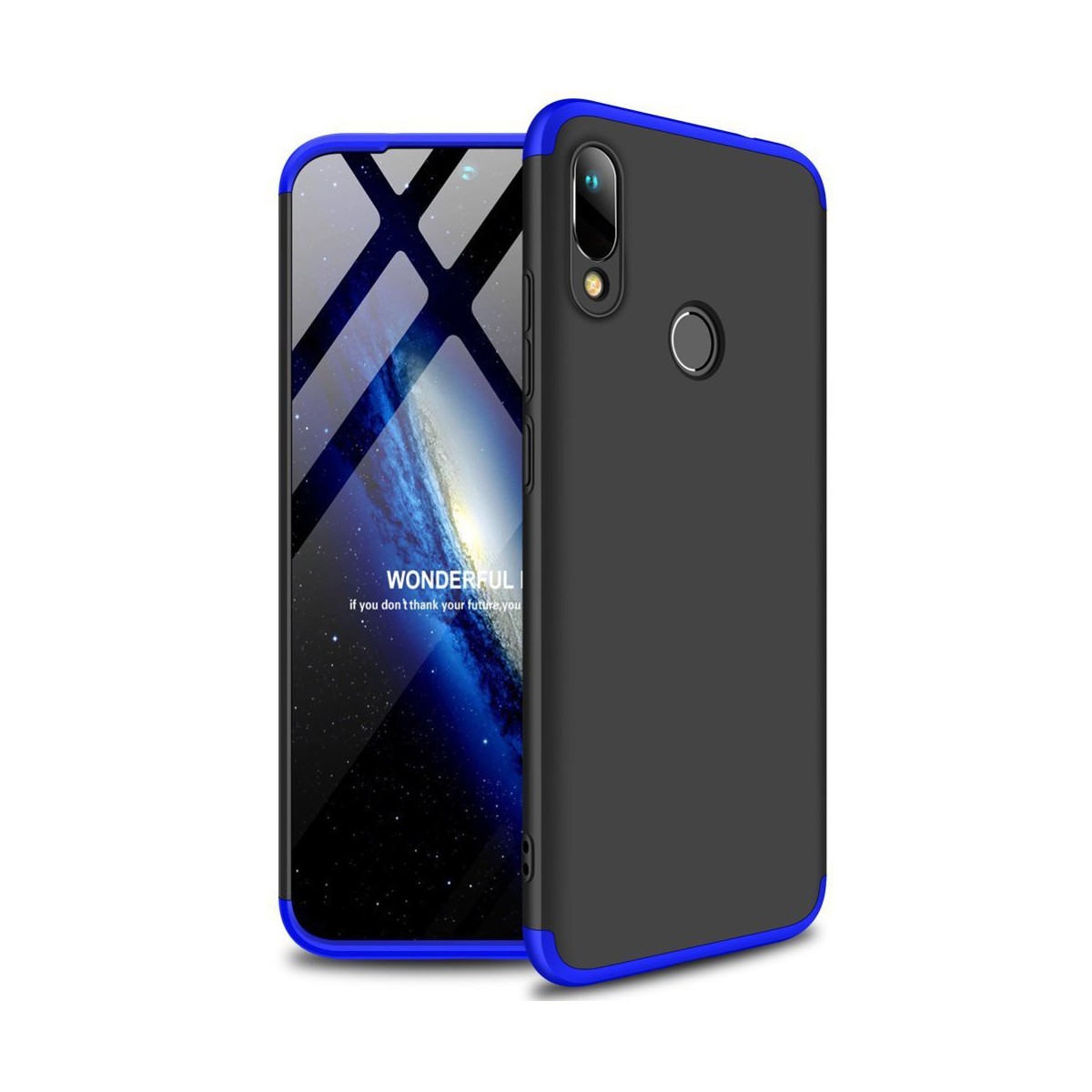 Funda Carcasa GKK 360 para Huawei Y6 2019 / Y6s 2019 Color Negra / Azul