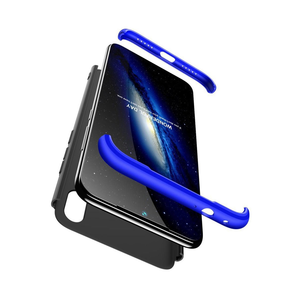 Funda Carcasa GKK 360 para Huawei Y6 2019 / Y6s 2019 Color Negra / Azul