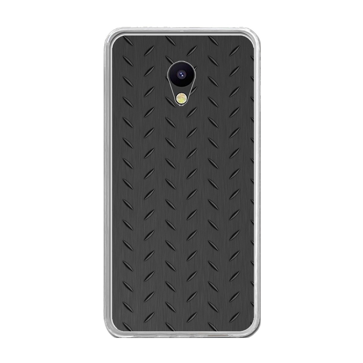 Funda Gel Tpu para Meizu M5 Note Diseño Metal Dibujos