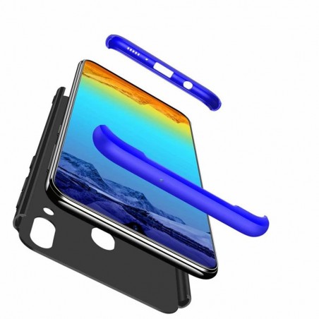Funda Carcasa GKK 360 para Samsung Galaxy A40 Color Negra / Azul