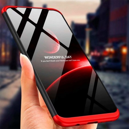 Funda Carcasa GKK 360 para Samsung Galaxy A40 Color Negra / Roja