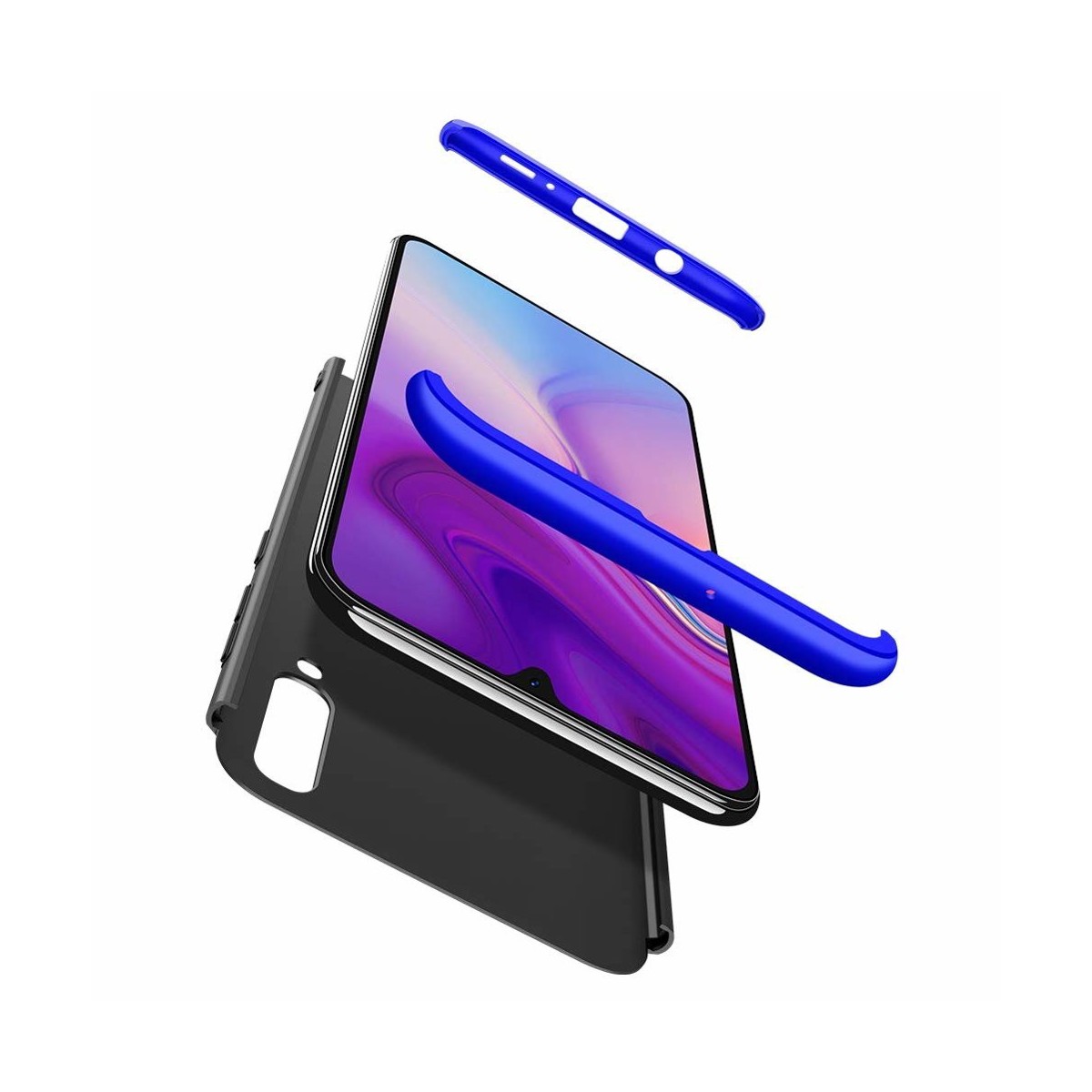 Funda Carcasa GKK 360 para Samsung Galaxy A50  / A50s / A30s Color Negra / Azul