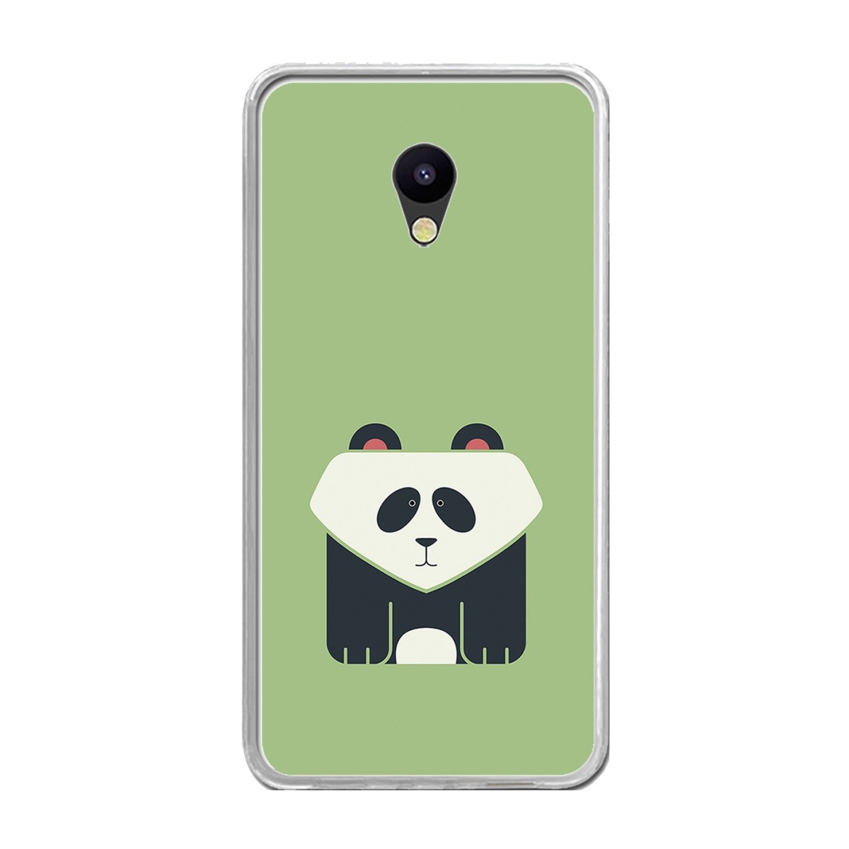 Funda Gel Tpu para Meizu M5 Note Diseño Panda Dibujos