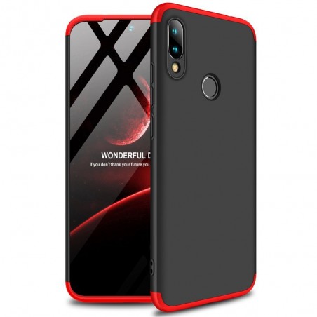 Funda Carcasa GKK 360 para Xiaomi Redmi 7 Color Negra / Roja