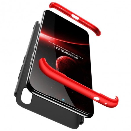 Funda Carcasa GKK 360 para Xiaomi Redmi 7 Color Negra / Roja