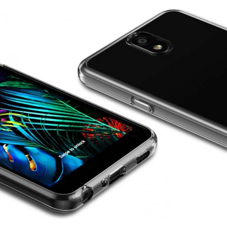 Funda Gel Tpu Fina Ultra-Thin 0,5mm Transparente para Lg K30