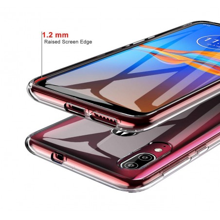 Funda Gel Tpu Fina Ultra-Thin 0,5mm Transparente para Motorola Moto E6 Plus