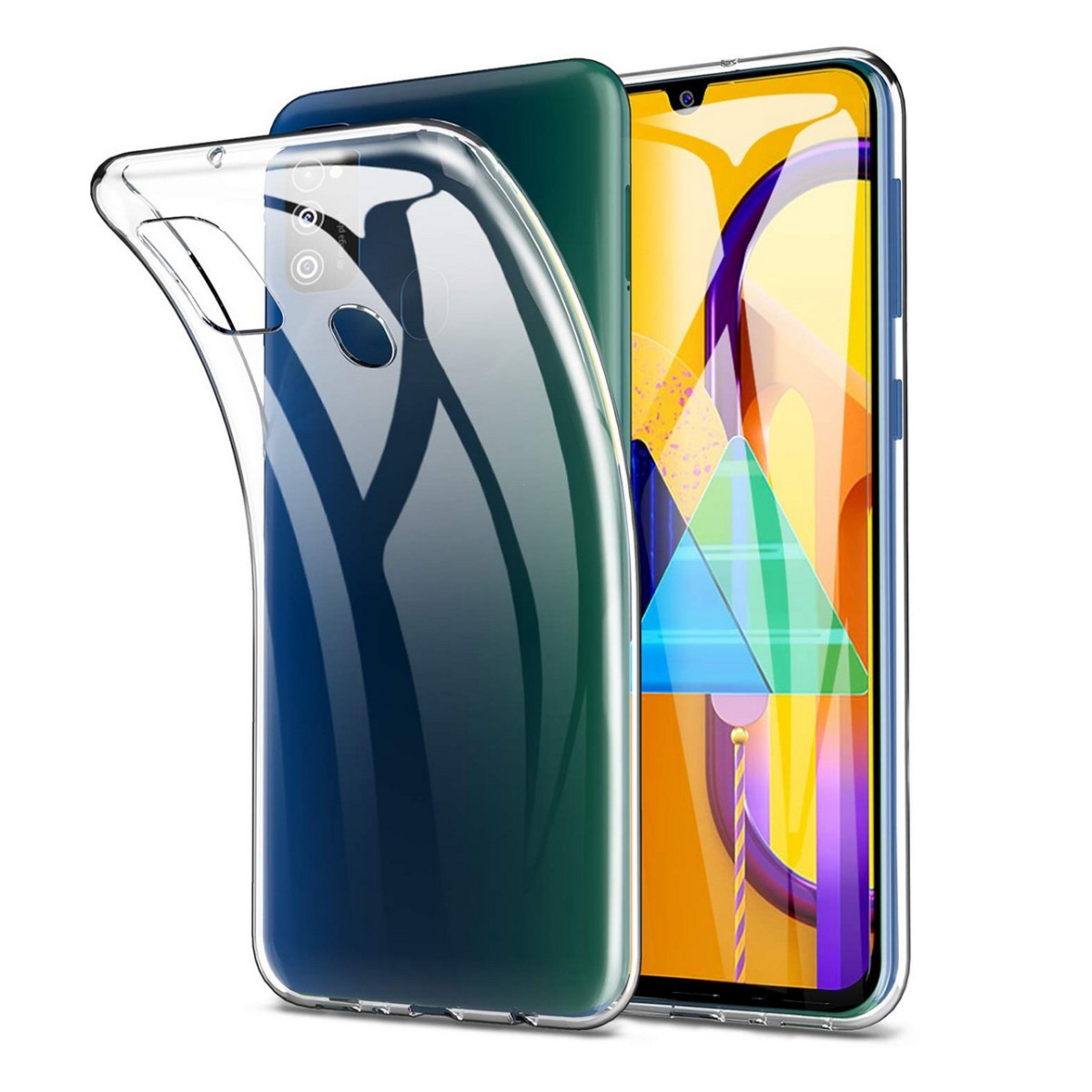 Funda Gel Tpu Fina Ultra-Thin 0,5mm Transparente para Samsung Galaxy M30s / M21