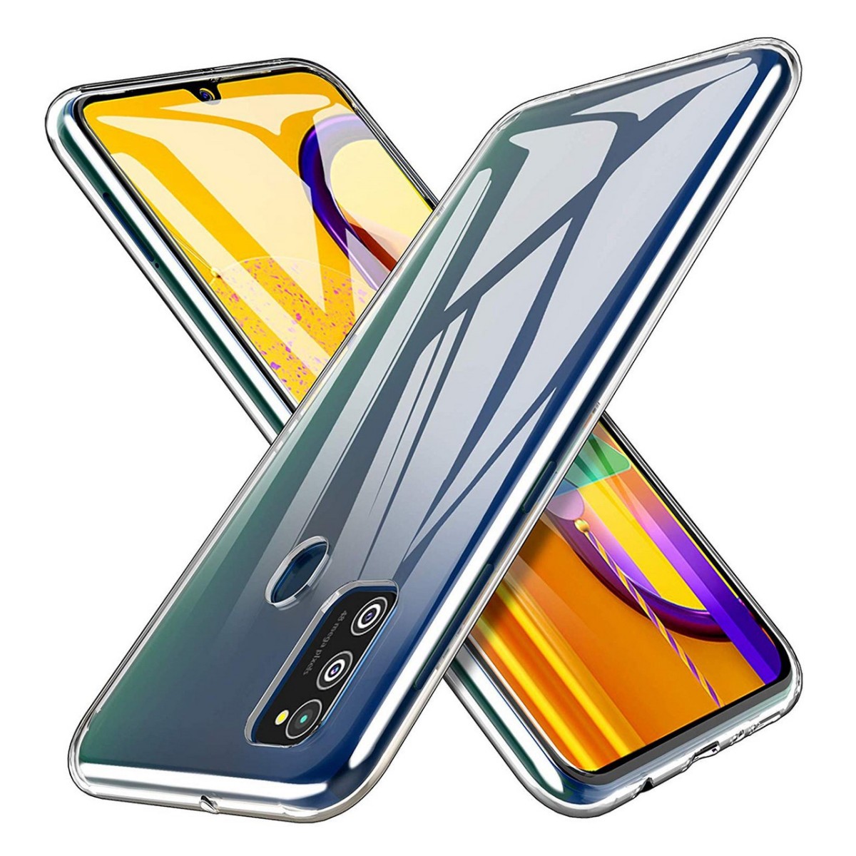 Funda Gel Tpu Fina Ultra-Thin 0,5mm Transparente para Samsung Galaxy M30s / M21