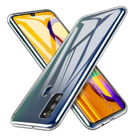 Funda Gel Tpu Fina Ultra-Thin 0,5mm Transparente para Samsung Galaxy M30s / M21