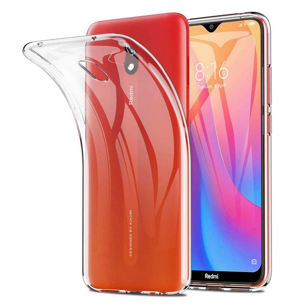 Funda Gel Tpu Fina Ultra-Thin 0,5mm Transparente para Xiaomi Redmi 8A