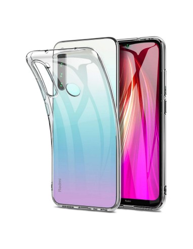 Funda Gel Tpu Fina Ultra-Thin 0,5mm Transparente para Xiaomi Redmi Note 8 (2019/2021)