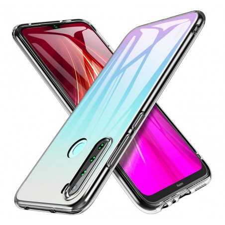 Funda Gel Tpu Fina Ultra-Thin 0,5mm Transparente para Xiaomi Redmi Note 8 (2019/2021)