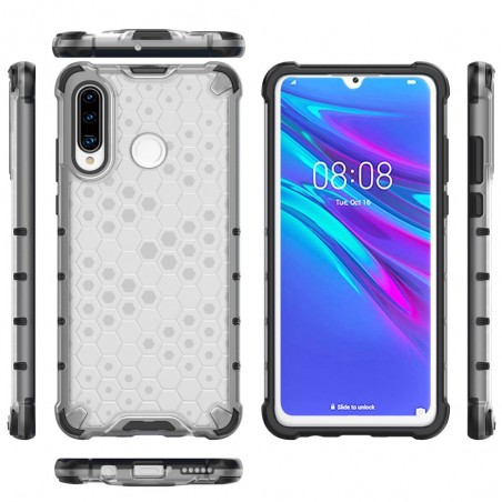 Funda Tipo Honeycomb Armor (Pc+Tpu) Transparente para Huawei P30 Lite