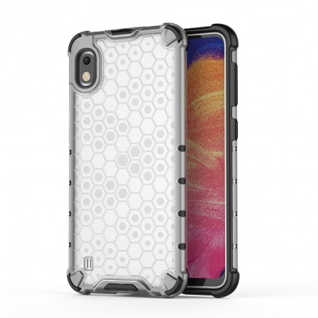Funda Tipo Honeycomb Armor (Pc+Tpu) Transparente para Samsung Galaxy A10