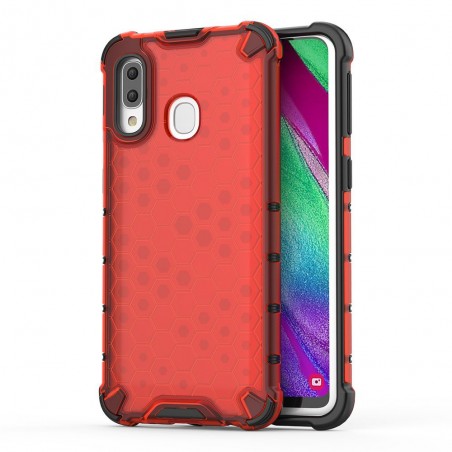 Funda Tipo Honeycomb Armor (Pc+Tpu) Roja para Samsung Galaxy A40