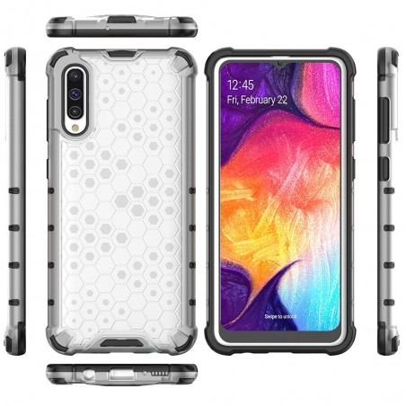 Funda Tipo Honeycomb Armor (Pc+Tpu) Roja para Samsung Galaxy A50 / A50s / A30s