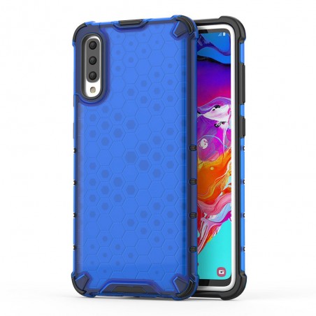 Funda Tipo Honeycomb Armor (Pc+Tpu) Azul para Samsung Galaxy A70
