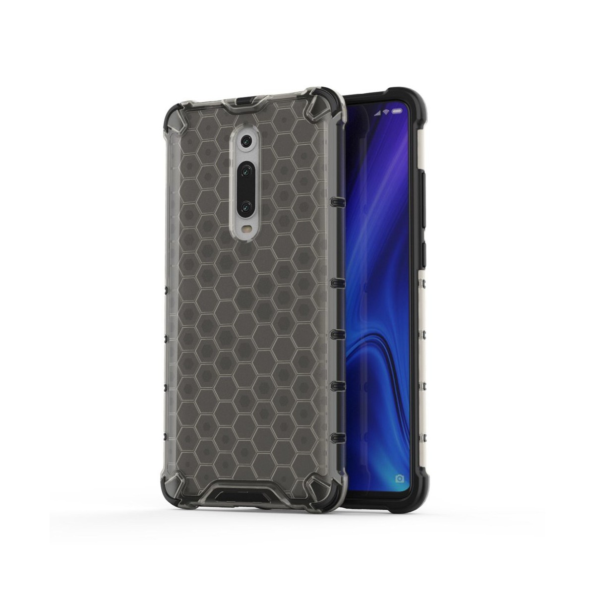 Funda Tipo Honeycomb Armor (Pc+Tpu) Gris para Xiaomi Mi 9T / Mi 9T Pro