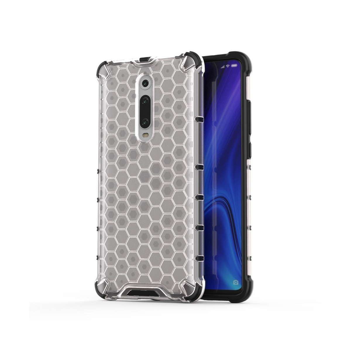 Funda Tipo Honeycomb Armor (Pc+Tpu) Transparente para Xiaomi Mi 9T / Mi 9T Pro