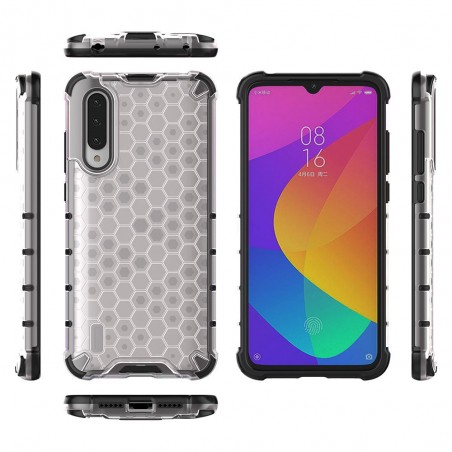 Funda Tipo Honeycomb Armor (Pc+Tpu) Gris para Xiaomi Mi A3