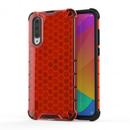 Funda Tipo Honeycomb Armor (Pc+Tpu) Roja para Xiaomi Mi A3