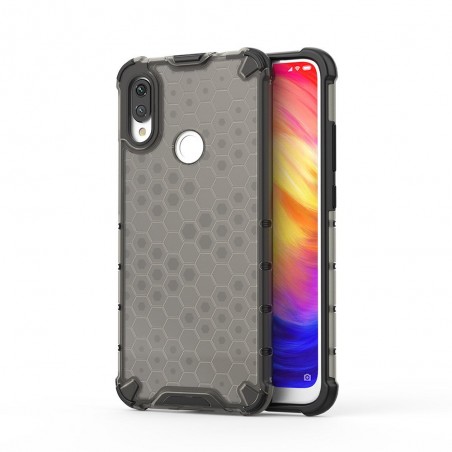 Funda Tipo Honeycomb Armor (Pc+Tpu) Gris para Xiaomi Redmi Note 7