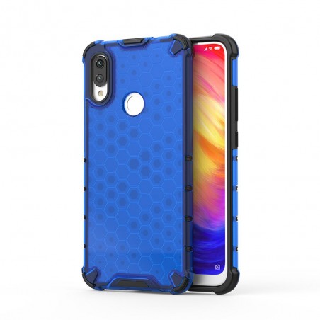 Funda Tipo Honeycomb Armor (Pc+Tpu) Azul para Xiaomi Redmi Note 7