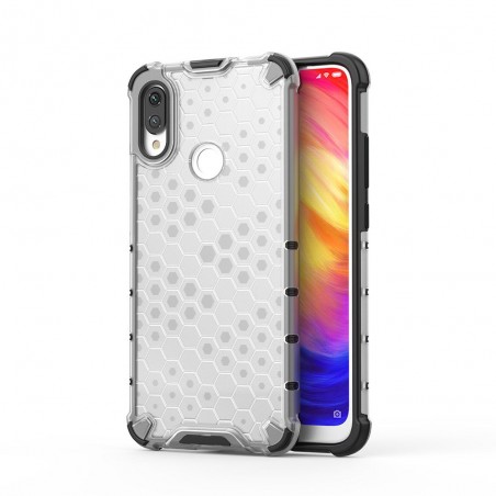 Funda Tipo Honeycomb Armor (Pc+Tpu) Transparente para Xiaomi Redmi Note 7